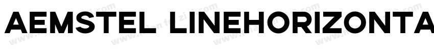 Aemstel LineHorizontal字体转换